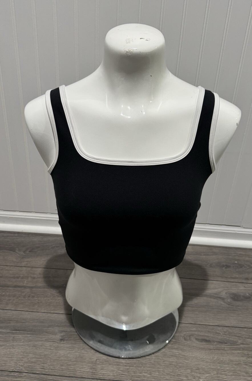 Abercrombie & Fitch YPB SculptLUXE Tank SZ XS Color Block Built In Bra